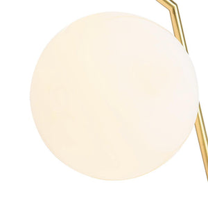 Chandelieria-Modern Glass Globe Pendant Light-Pendant Light-Polished Nickel-Small
