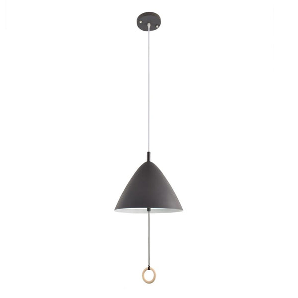 Chandelieria-Modern Pull String Hanging Pendant Light-Pendant-Gray-