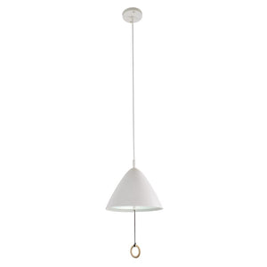 Chandelieria-Modern Pull String Hanging Pendant Light-Pendant-White-