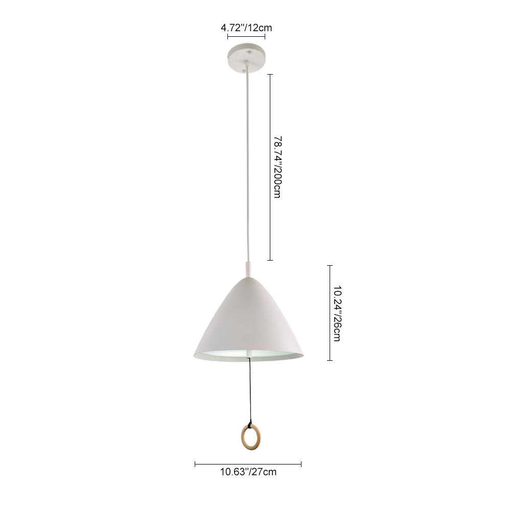 Modern Pull String Hanging Pendant Light | Chandelierias, Modern ...