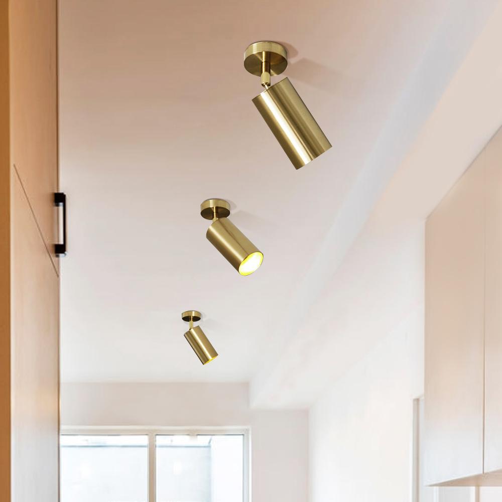 Modern Brass Spotlight Single Track Lighting | Chandelierias, Brass ...