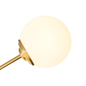 Chandelierias-12-Light Decorative Glass Globe Chandelier-Chandelier--