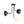 Load image into Gallery viewer, Chandelierias-3-Light Glass Globe Semi-Flush Ceiling Light-Semi Flush-3 Bulbs-Black
