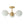 Load image into Gallery viewer, Chandelierias-3-Light Mid-century Frosted Glass Semi-Flush Mount-Semi Flush-Brass-3 Bulbs
