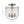 Chandelierias-3-Light Modern Clear Bell Glass Shade Semi-flush Mount-Semi Flush-Nickel-