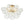 Chandelierias-3-Light Petals Textured Glass Bubble Semi-flush Mount-Chandeliers-Brass (Pre-order & Arrive in 2 Weeks)-