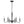 Chandelierias-6-Light Candle Style Modern Farmhouse Chandelier-Chandeliers-Black & Gold-