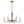 Chandelierias-6-Light Candle Style Modern Farmhouse Chandelier-Chandeliers-Black & Gold-