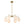 Chandelierias-6-Light Contemporary Frosted Milky Glass Sphere Chandelier-Chandeliers-Brass-6 Bulbs