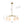 Chandelierias-6-Light Contemporary Frosted Milky Glass Sphere Chandelier-Chandeliers-Brass-6 Bulbs