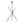 Chandelierias-6-Light Frosted Olive-Shaped Glass Sputnik Chandelier-Chandeliers-Black-