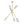 Chandelierias-6-Light Frosted Olive-Shaped Glass Sputnik Chandelier-Chandeliers-Black-