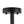 Chandelierias-6-Light Modern Sputnik Linear Chandelier--Black-
