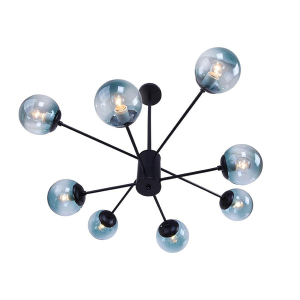 Chandelierias-8-Light Sputnik Modern Linear Chandelier-Chandelier--