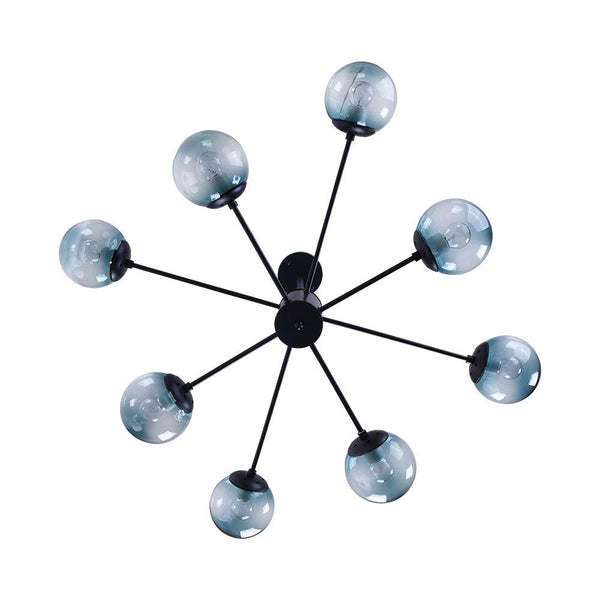 Chandelierias-8-Light Sputnik Modern Linear Chandelier-Chandelier--