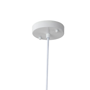 Chandelierias-Bohemian 1-Light Hat Pendant with Hemp Rope Accents-Pendant-Black-1 Bulb