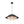 Chandelierias-Bohemian 1-Light Hat Pendant with Hemp Rope Accents-Pendant-Black-1 Bulb