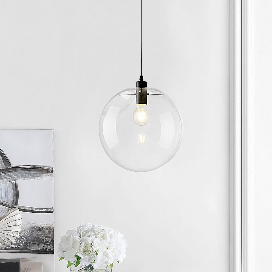 Modern Contemporary Clear Glass Globe Pendant Lighting | Chandelierias