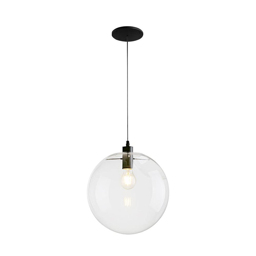 Chandelierias-Contemporary 1-light Glass Globe Pendant Light-Pendant Light-8 in.-