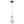 Chandelierias-Contemporary 1-Light Mica Stone Pattern Glass Pendant-Pendant-White-