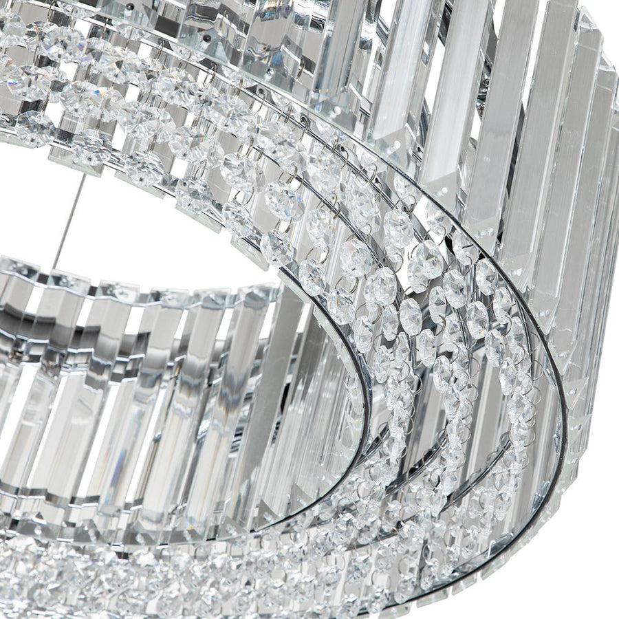 Chandelierias-Contemporary 6-Light Circle Crystal Chandelier-Chandeliers--