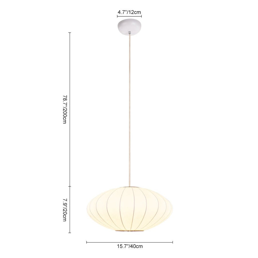 Chandelierias-Contemporary Bubble Silk Pendant Light-Pendant-Pear-