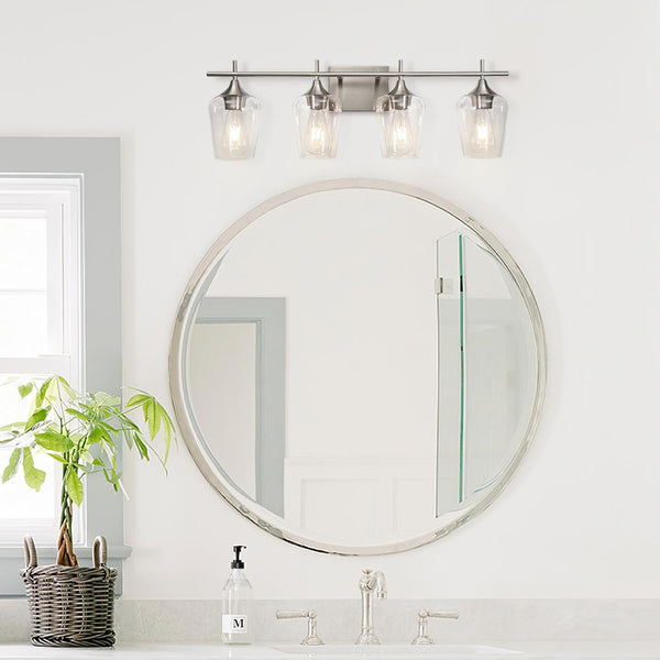 Chandelierias-Contemporary Decorative Vanity Light Wall Lamp-Wall Light-3 Bulbs-Brass