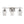 Chandelierias-Contemporary Decorative Vanity Light Wall Lamp-Wall Light-3 Bulbs-Nickel