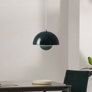 Chandelierias-Contemporary Single Light Hanging Pendant-Pendant-Dark Green-
