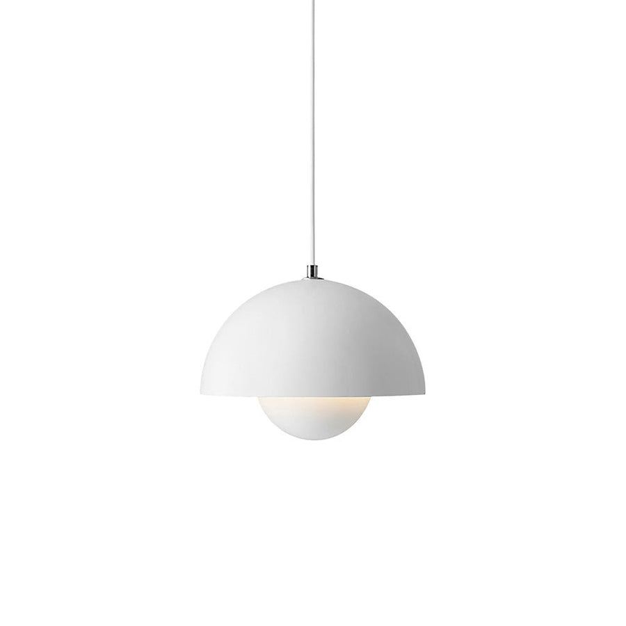 Chandelierias-Contemporary Single Light Hanging Pendant-Pendant-White-
