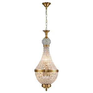 Chandelierias-Crystal Luxury Empire Pendant Chandelier-Chandelier-6 Bulbs-