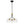 Chandelierias-Decorative 3-Light Clear Glass Globe Chandelier-Chandelier-Gold-