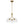 Chandelierias-Decorative 3-Light Clear Glass Globe Chandelier-Chandelier-Gold-