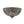 Chandelierias-French Luxe 3-Light Bronze Bowl Crystal Flush Mount-Flush Mount-Dark Bronze-