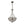 Chandelierias-French Vintage Mottled Bronze 4-Light Crystal Pendant-Chandeliers-Dark Bronze-