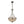 Chandelierias-French Vintage Mottled Bronze 4-Light Crystal Pendant-Chandeliers-Dark Bronze-