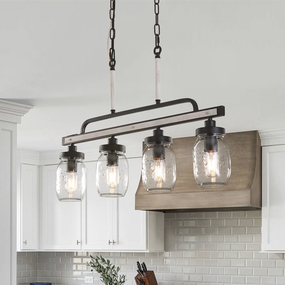 Mason Jar Lights Kitchen