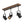 Chandelierias-Industrial 3-Light Black Pendant Track Lighting-Pendant--