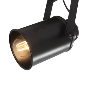 Chandelierias-Industrial 3-Light Black Pendant Track Lighting-Pendant--
