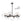 Chandelierias-Inventive 6-Light Clear Jellyfish Glass Round Chandelier-Chandeliers-Black-