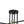 Chandelierias-Mid-century Black and Gold Sputnik Semi-Flush Mount-Chandeliers-Black & Gold-8 Bulbs