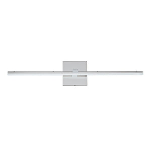 Chandelierias-Minimalist Modern Linear Dimmable LED Vanity Light-Wall Light-Chrome-