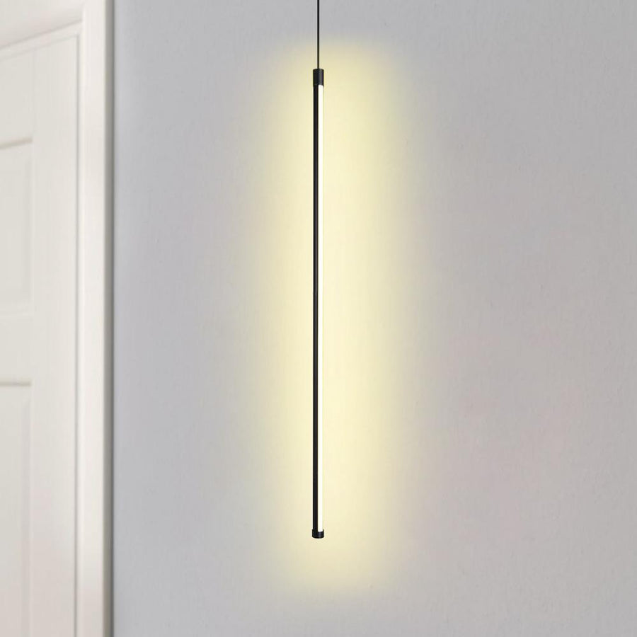 Chandelierias-Minimalist Slender Strip LED Pendant Light-Pendant--