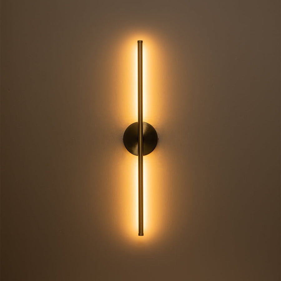 Chandelierias-Minimalist Strip Dimmable LED Linear Wall Light-Wall Light-Black-