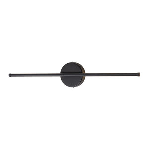 Chandelierias-Minimalist Strip Dimmable LED Linear Wall Light-Wall Light-Black-