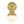 Chandelierias-Modern 1-Light Teardrop Brass Bathroom Wall Sconce-Wall Light-Brass-