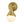 Chandelierias-Modern 1-Light Teardrop Brass Bathroom Wall Sconce-Wall Light-Brass-