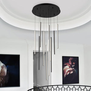 Chandelierias-Modern 12-Light LED Multi Light Pendant-Pendant--