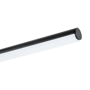 Chandelierias-Modern 2-Light Dimmable Linear LED Vanity Light - Warm White-Wall Light-24in-Black