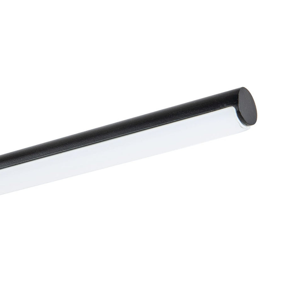 Chandelierias-Modern 2-Light Linear Dimmable LED Vanity Light-Wall Light-Black-24 in